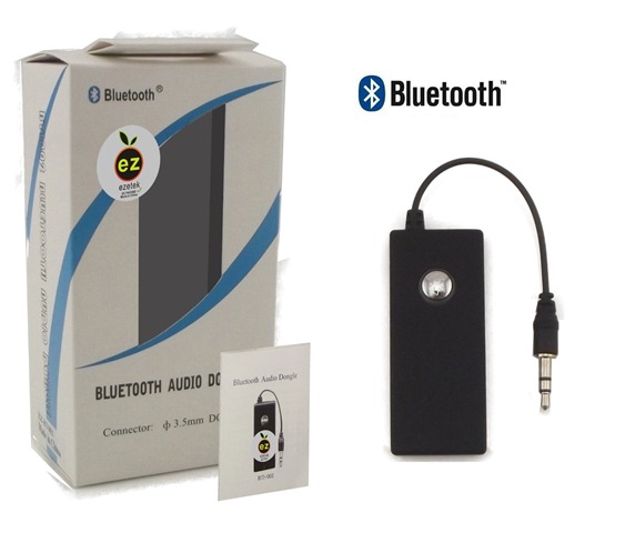 Ezetek Mini Wireless Bluetooth Transmitter for 3.5mm Audio Device s Ipad,Kindle Fire,Media Player,MP3,MP